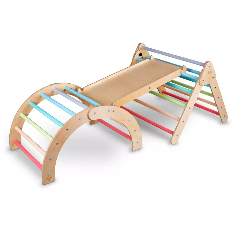 tiSsi® RutscheWolkenleiter Pastel bunt