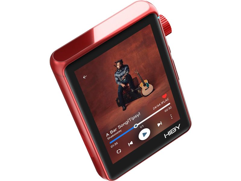 HiBy HiRes-Player R3 II 2025 Rot Hi-Res Musik-Player mit Bluetooth und WiFi