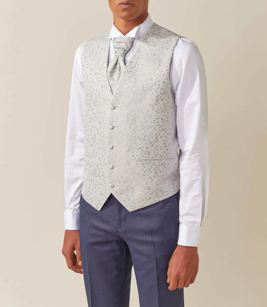 Gilet costume de cérémonie gris 