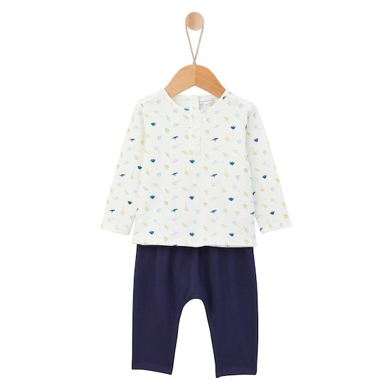 Pantalon + Haut Jardin Extraordinaire   Dino        de               P'tit bisou