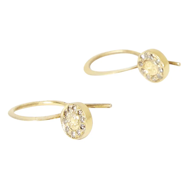 5 Octobre Boucles d'Oreilles Caleb | Doré