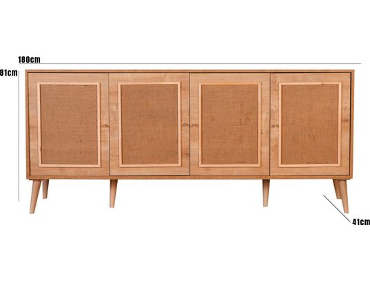 CONCEPT1 - Bahut Jüt oak 180 x 41 x 81cm