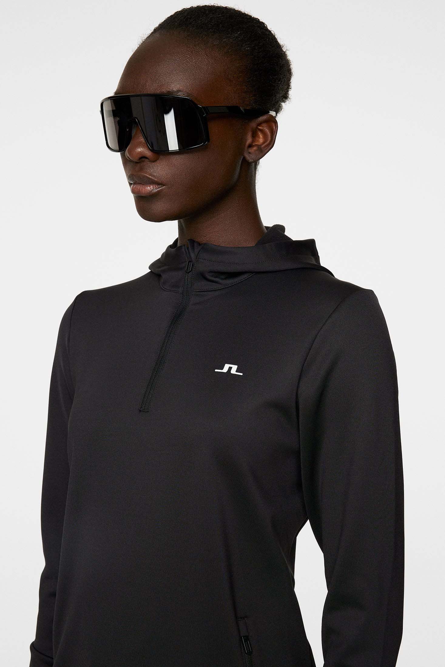 Aerial Quarter Hood Dame Black