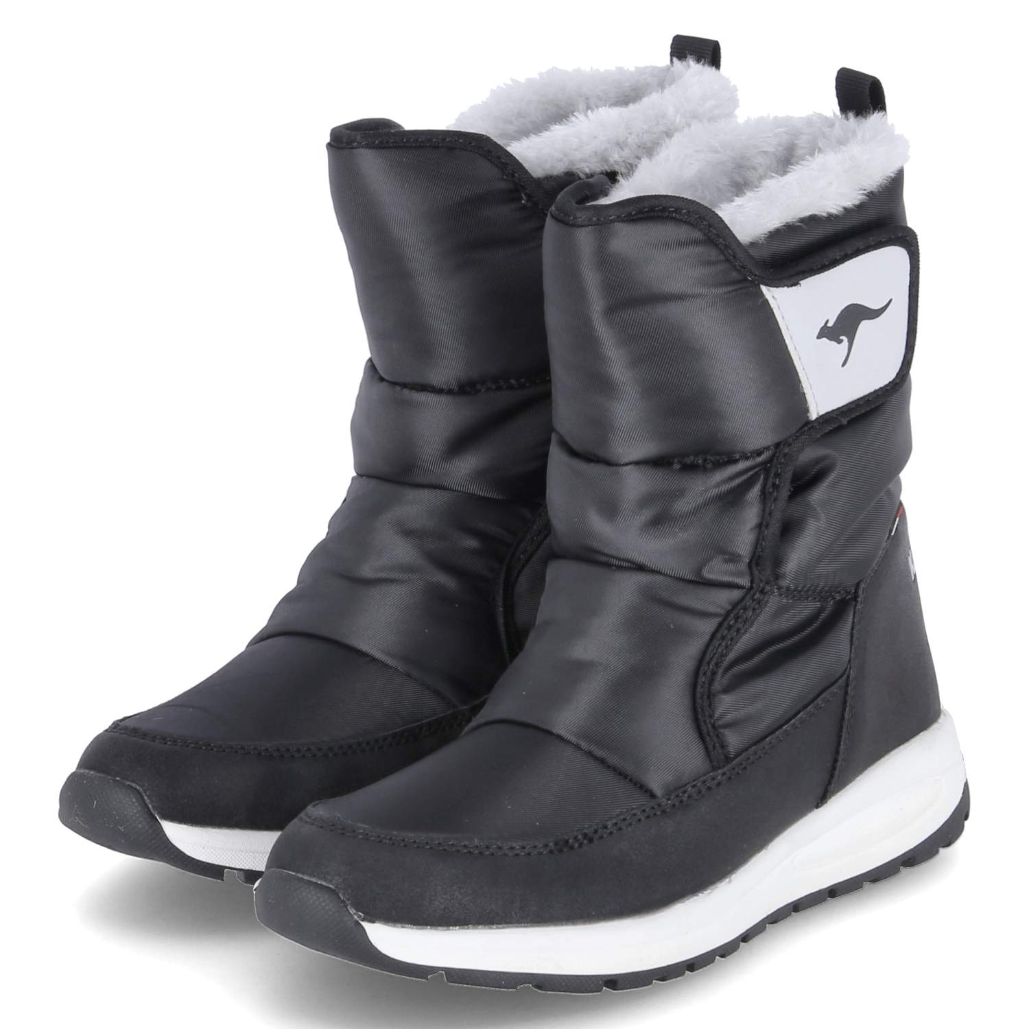 Kangaroos Snowboots K-PE BELLE RTX - jet black/vapor grey