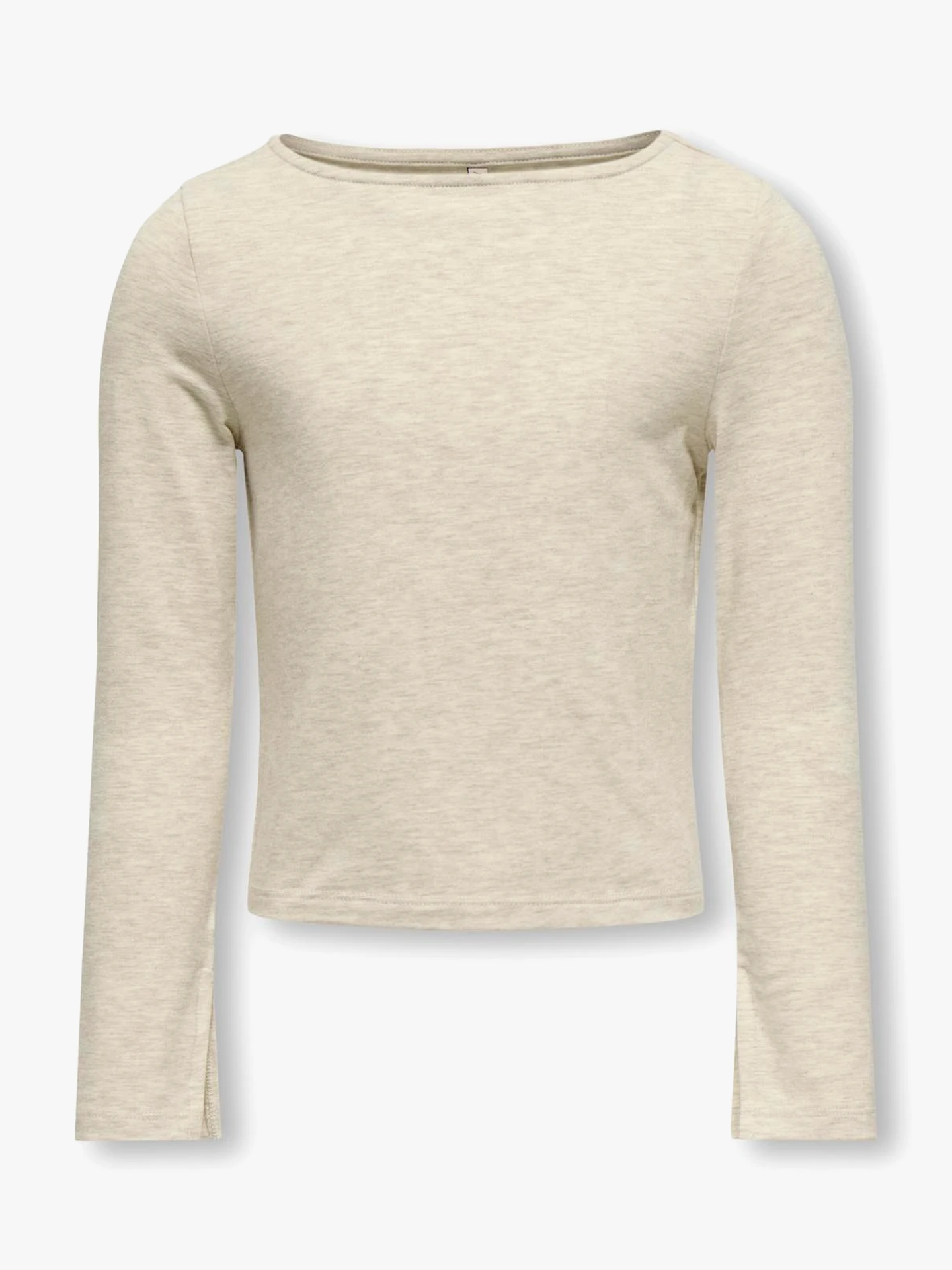 Felina Long Sleeve Boatneck Slit Top