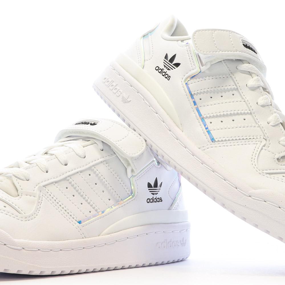 Adidas Baskets Blanches Femme Adidas Forum Low