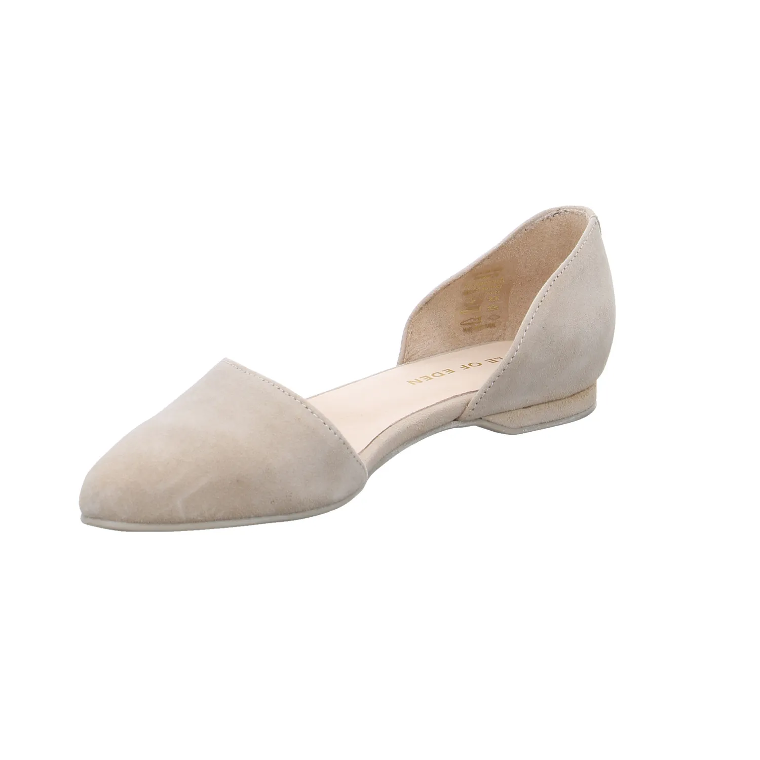 APPLE OF EDEN Ballerina Beige Leder  mit Lederfutter