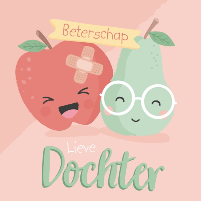Tante Kaartje | Beterschapskaart | Beterschap lieve dochter