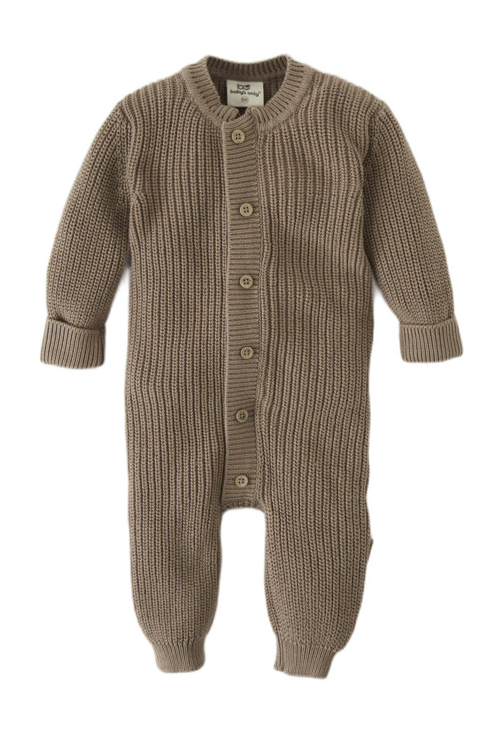 Baby's Only gebreid baby boxpak Soul van katoen mokka