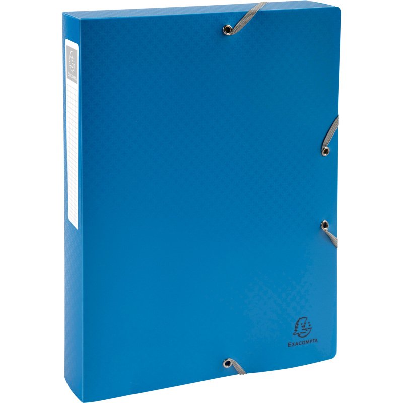 Boîte de classement plastique Forever Young Exacompta - Dos 4 cm couleurs assorties