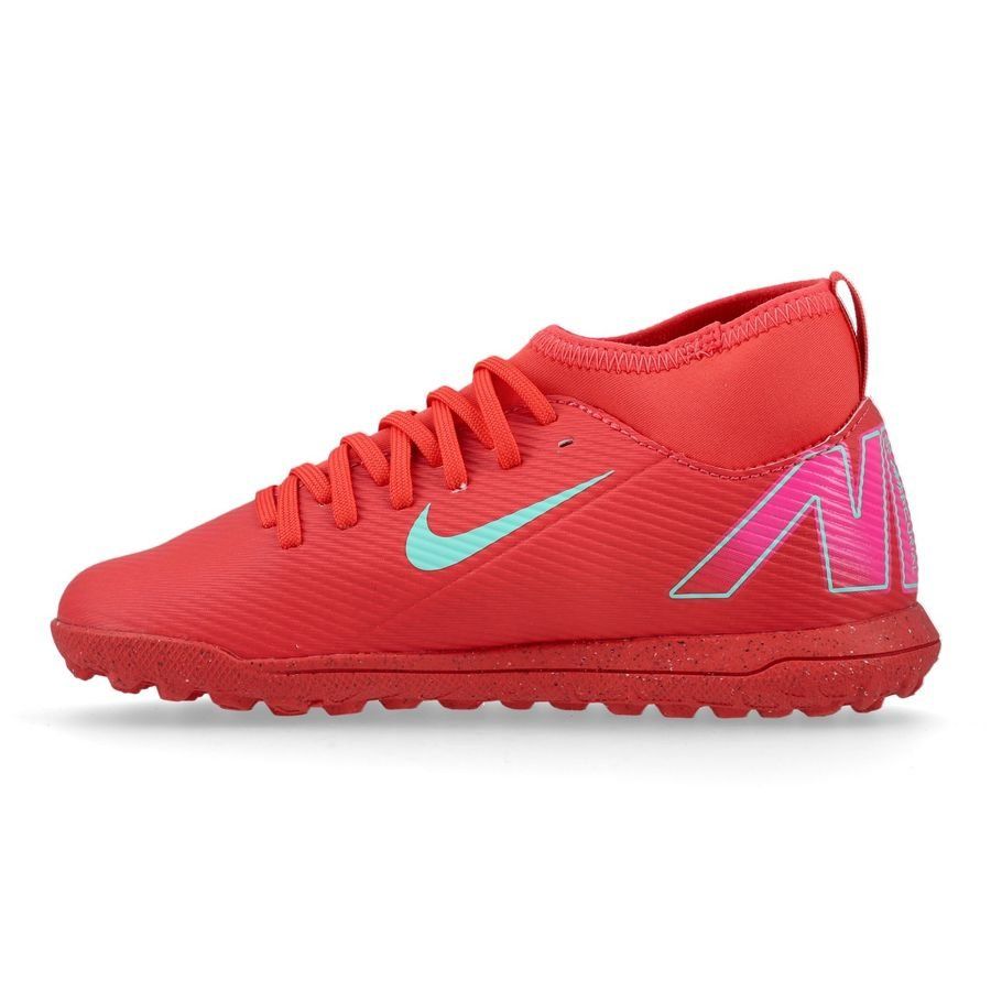 Nike Mercurial Superfly 10 Club TF Mad Energy - Rouge/Vert Enfant