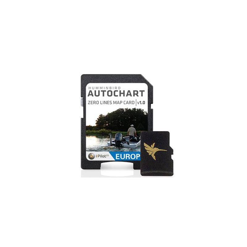 Carte Europe Humminbird Zero Line Micro Sd Pour Logiciel Autochart