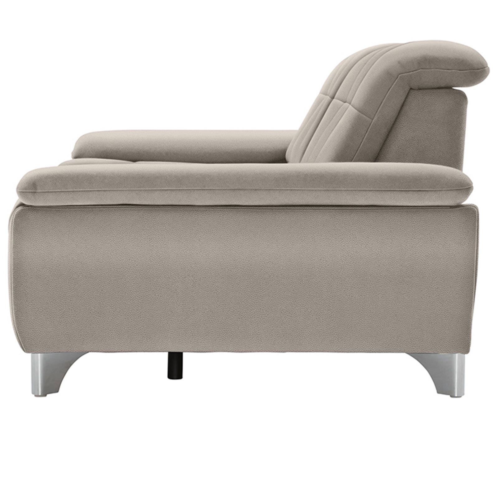 polsterpower 2,5-Sitzer-Sofa - Holiday alu - Basismodell