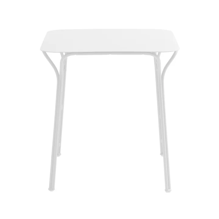 Kartell - Hiray Gartentisch, 70 x 70 cm, weiss