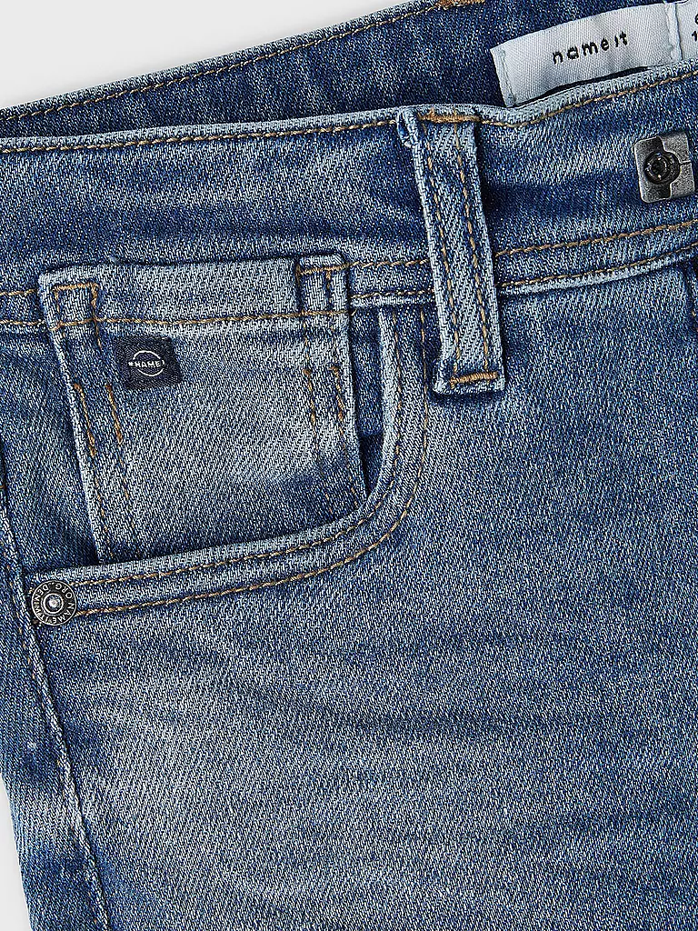 NAME IT Jungen Jeans Slim Fit NKMTHEO blau