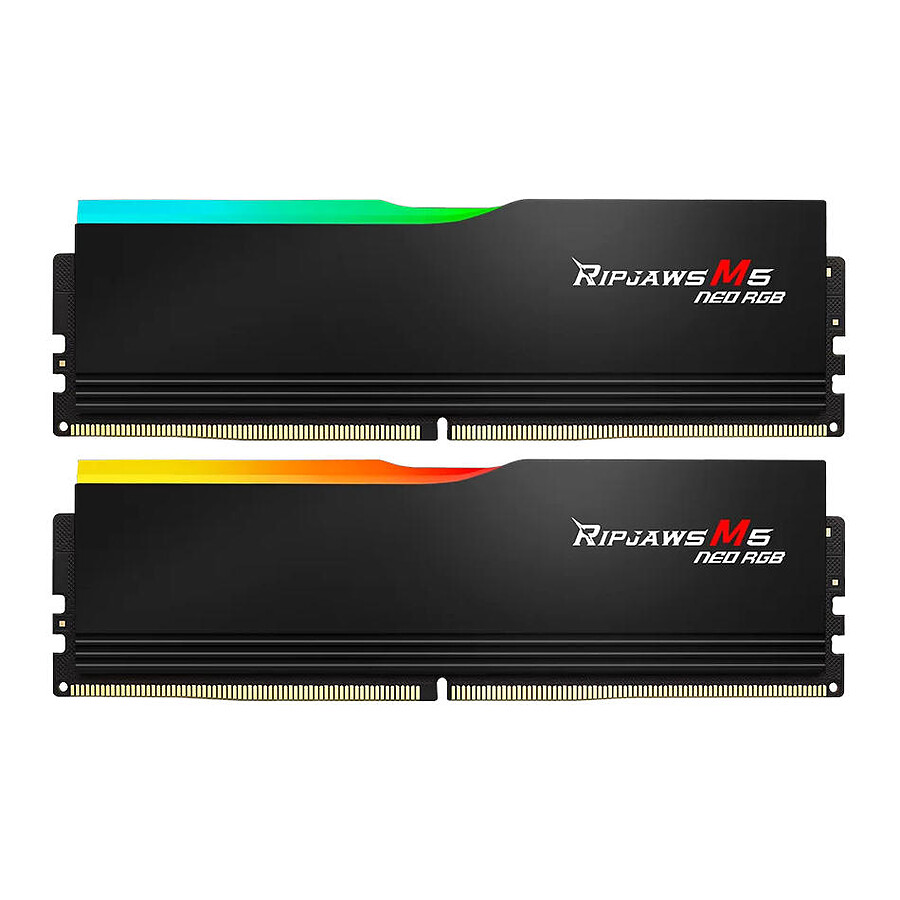 G.Skill Ripjaws M5 Neo RGB Black - 2 x 16 Go (32 Go) - DDR5 6400 MHz - CL32