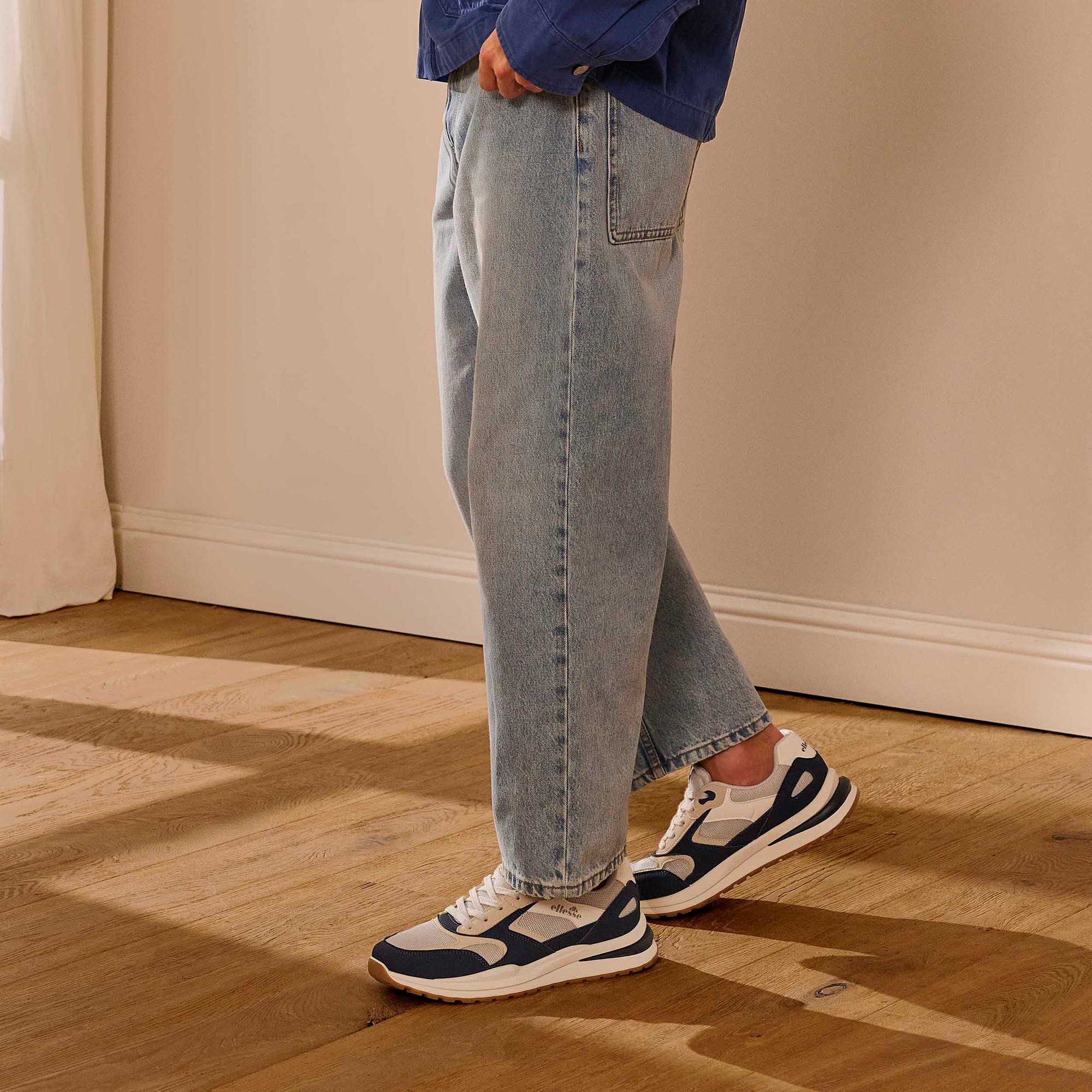 Baskets Homme bleu marine