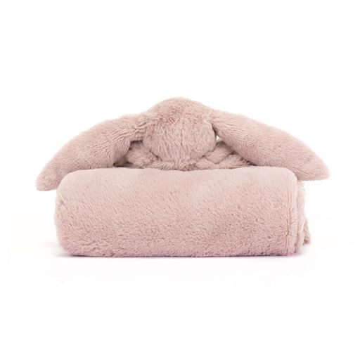 JELLYCAT Bashful Luxe Kanin Tæppe, Rosa
