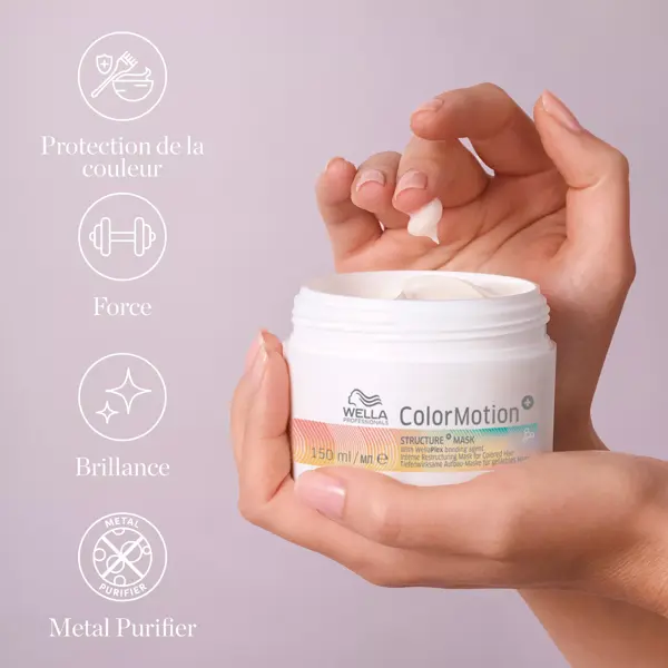 Wella Professionals ColorMotion+ Masque révélateur de couleur pour cheveux colorés 500ml