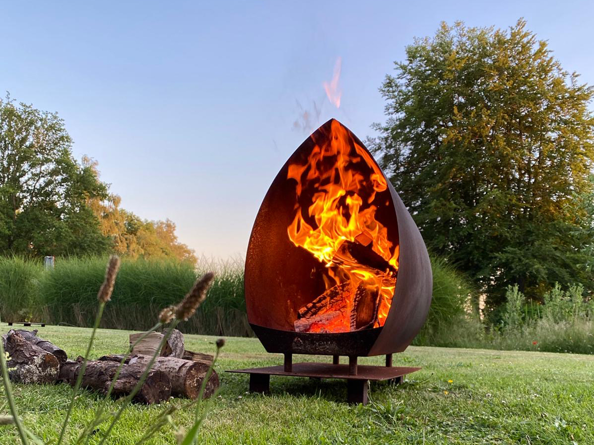Magma Corten tuinhaard