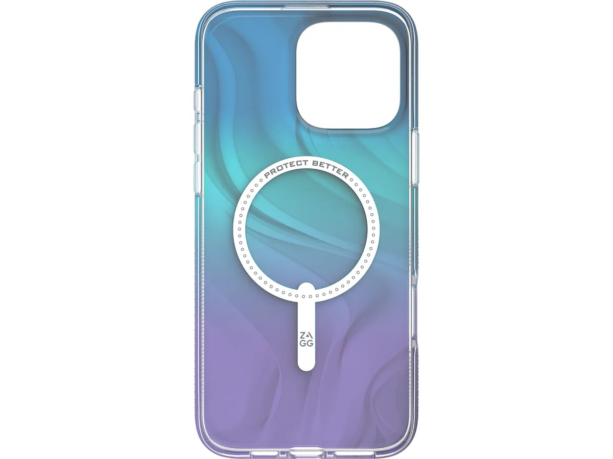 iPhone 16 Pro Max MagSafe Hülle Milan Snap Case Recycled (702315109) - Blau / Violett / Transparent