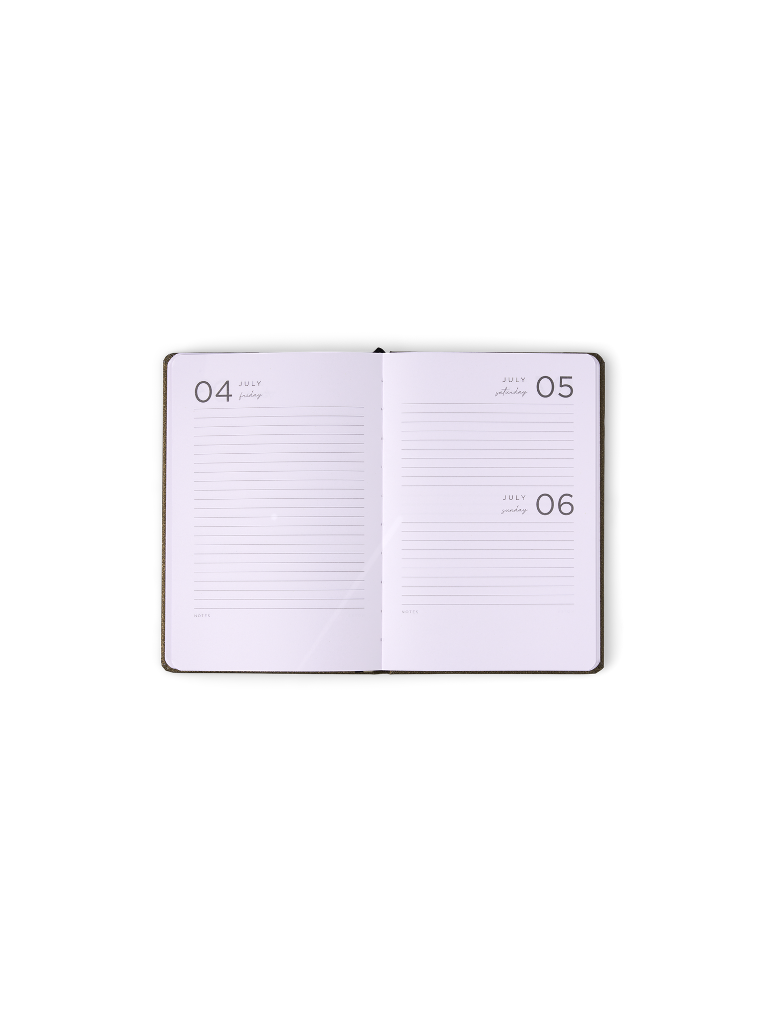 Kalender | Papir. Hardcover. A5. | Gold