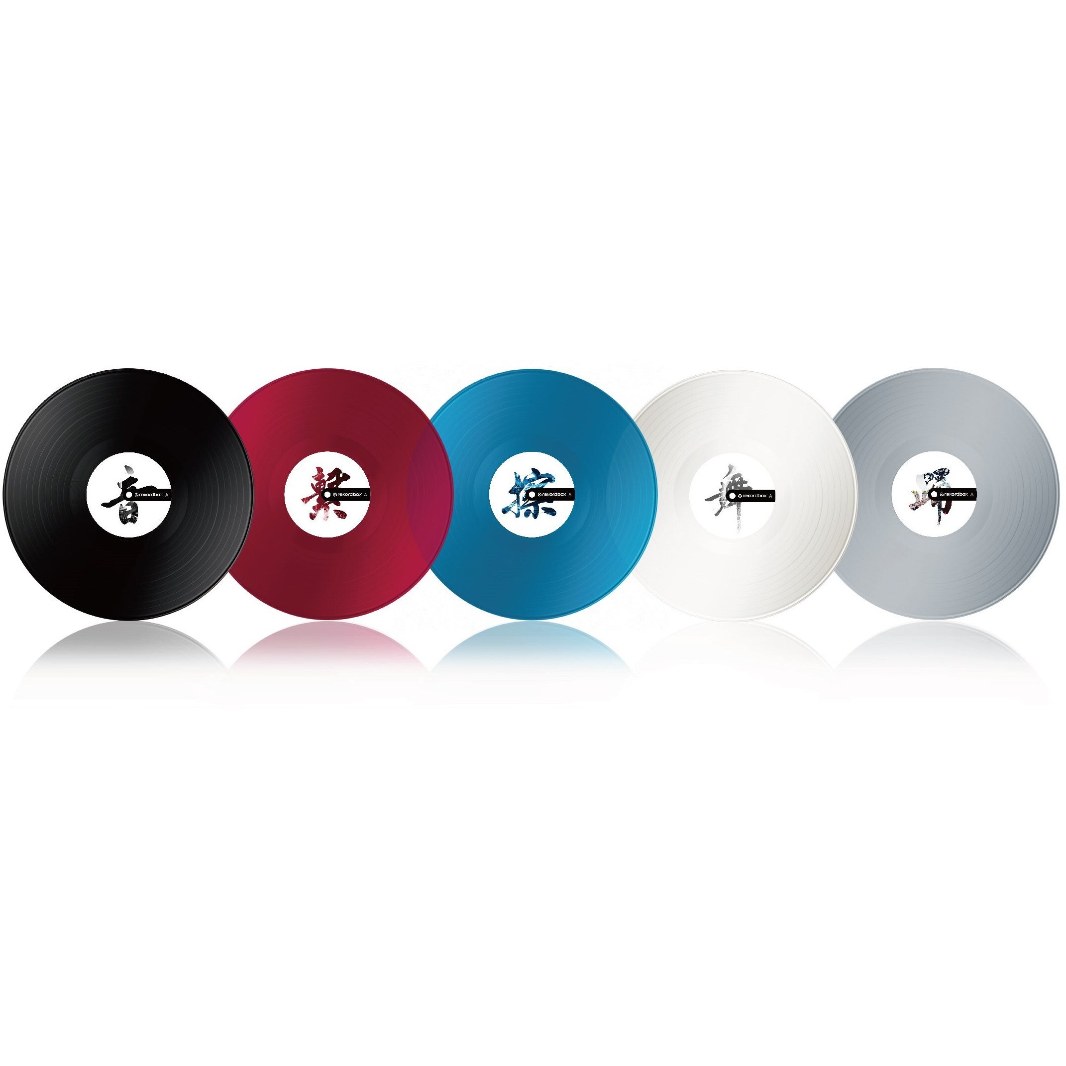 Pioneer DJ RB-VD2-K rekordbox Control Vinyl zwart (set van 2)