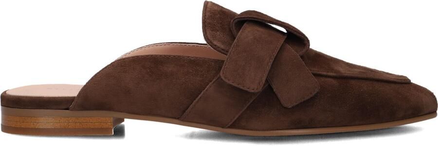 STEFANO LAURAN Instappers Dames E2573f Maat: 43 Materiaal: Suède Kleur: Bruin