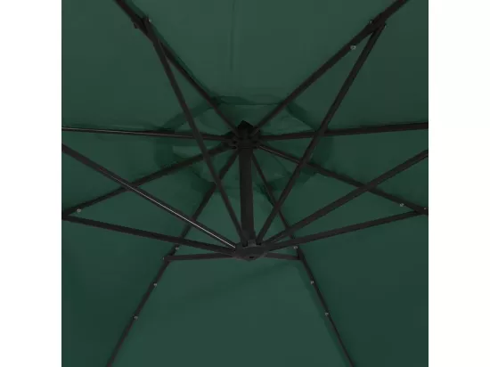 Parasol meuble de jardin métal argentée 02_0008656