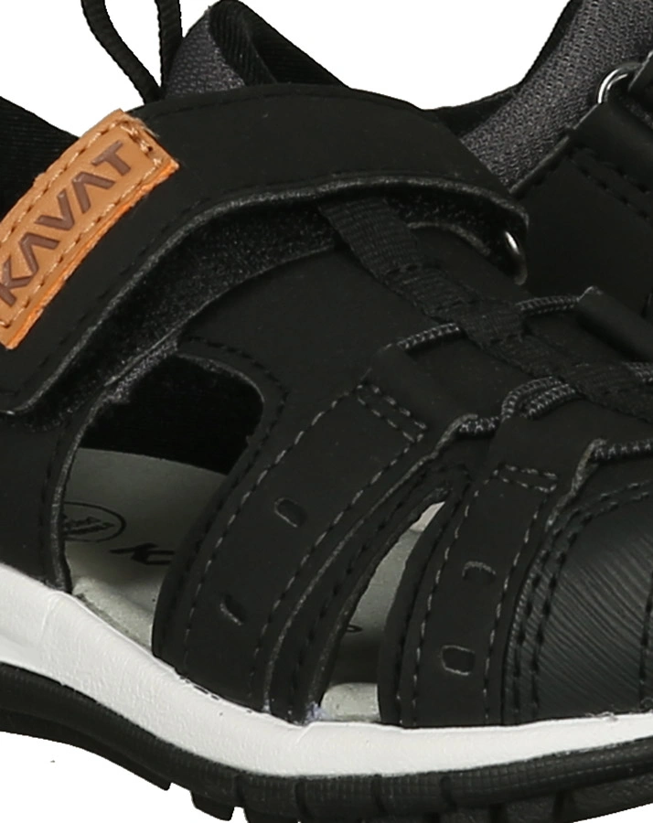 Klett-Sandalen TOBO TX  SPORTY mit Zehenschutz in schwarz