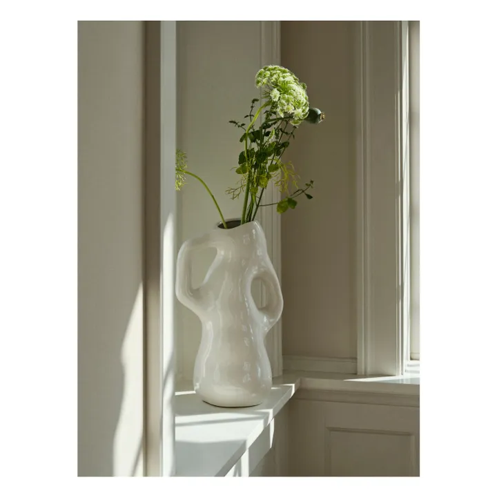 Broste Copenhagen Vase en grès Isolde | Blanc