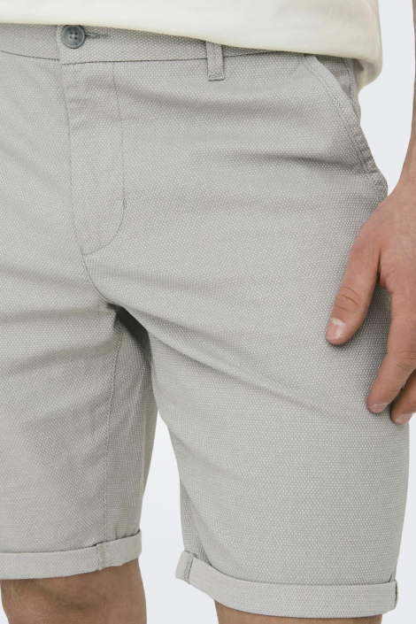 Only & Sons grijze heren korte broek