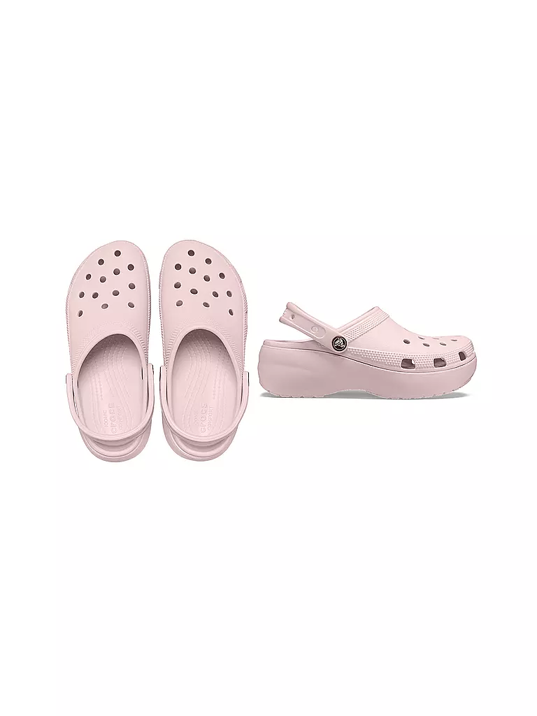 CROCS Pantoletten CLASSIC PLATFORM CLOG rosa