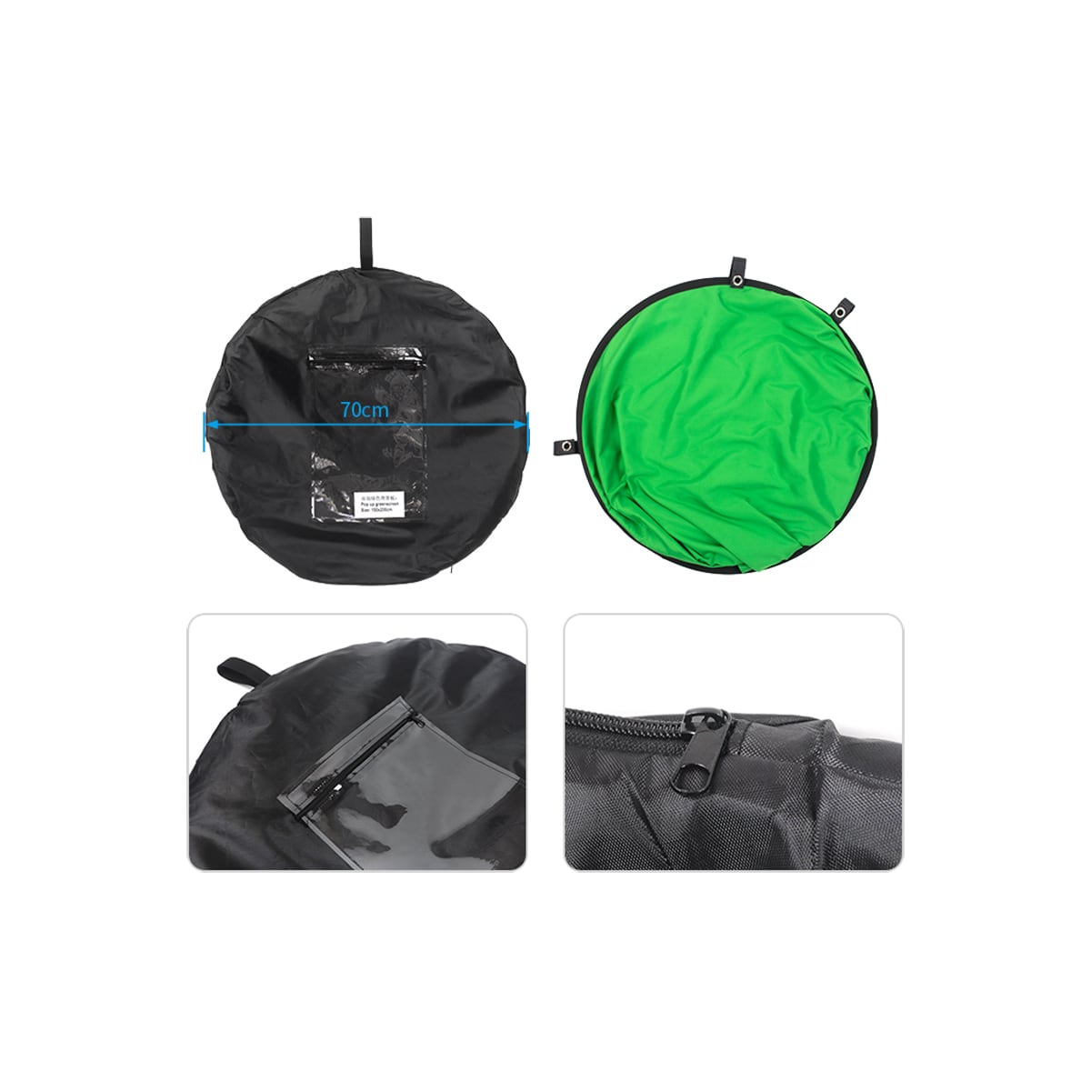 Wistream 150x200 cm green screen