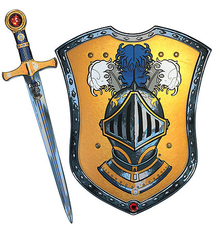 Liontouch Udklædning - Mystery Knight-s?t - Sv?rd & Skjold
