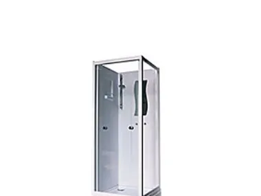 Luxor Brusekabine 90cm - Brusekabine overdel 90 cm med Sliding Door, Hvid.