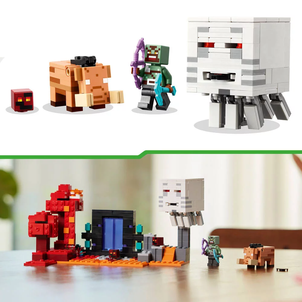 LEGO®MINECRAFT™ 21255 - L'EMBUSCADE AU PORTAIL DU NETHER