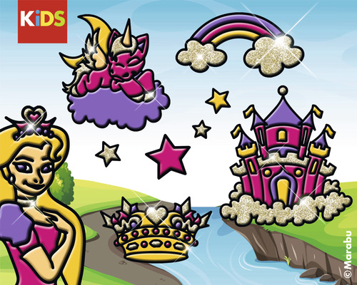 Marabu Kids Raamverfset Prinses 6x 25 ml