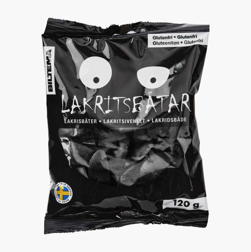 Lakrisbåter, 120 g