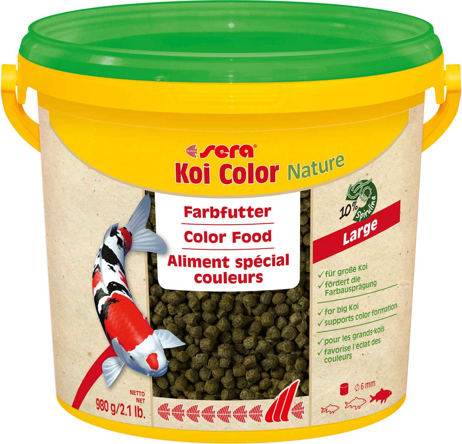 Sera visvoer Koi Color Nature large 3800 ml