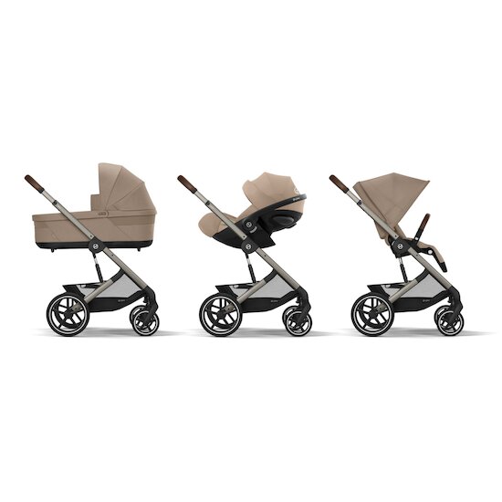 Poussette Balios S Lux 2   Châssis Taupe - Almond Beige        de               CYBEX
