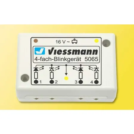 Viessmann Vierfach-Blinkelektronik für Andreaskreuze