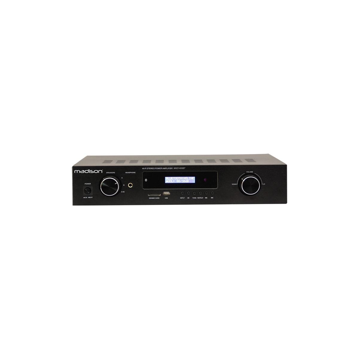 Madison HI-FI Stereoforsterker - Svart