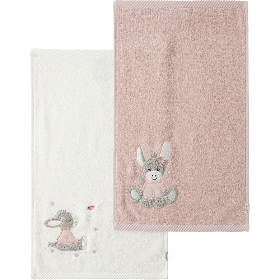 Sterntaler Kinderhandtuch Doppelpack 50 x 30 cm Emmi Girl zartrosa