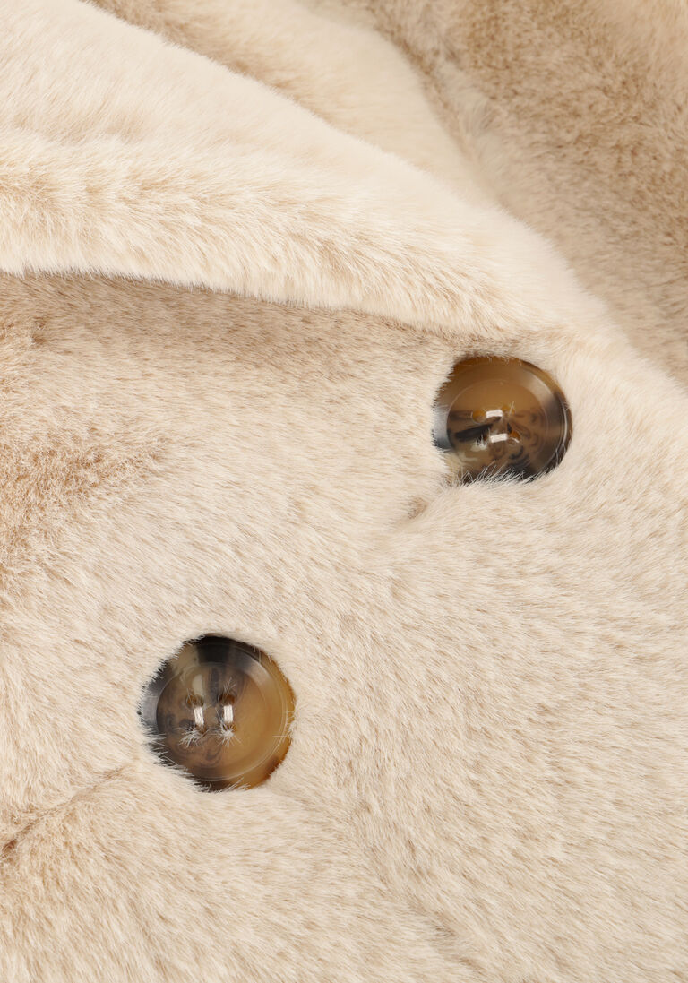 ecru ibana faux fur jas camille