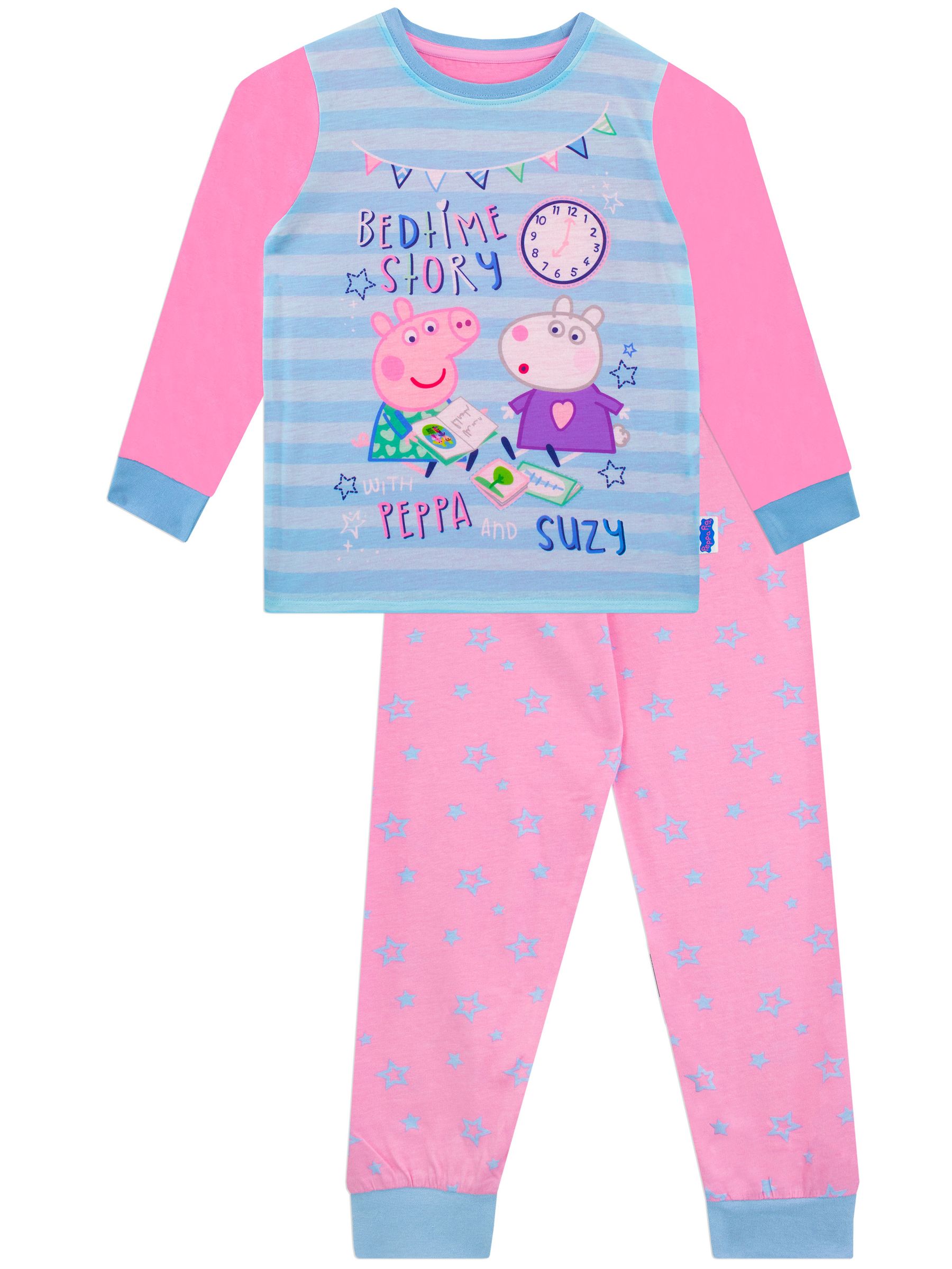 Personage 100% katoenen Peppa Pig badjas en pyjamaset