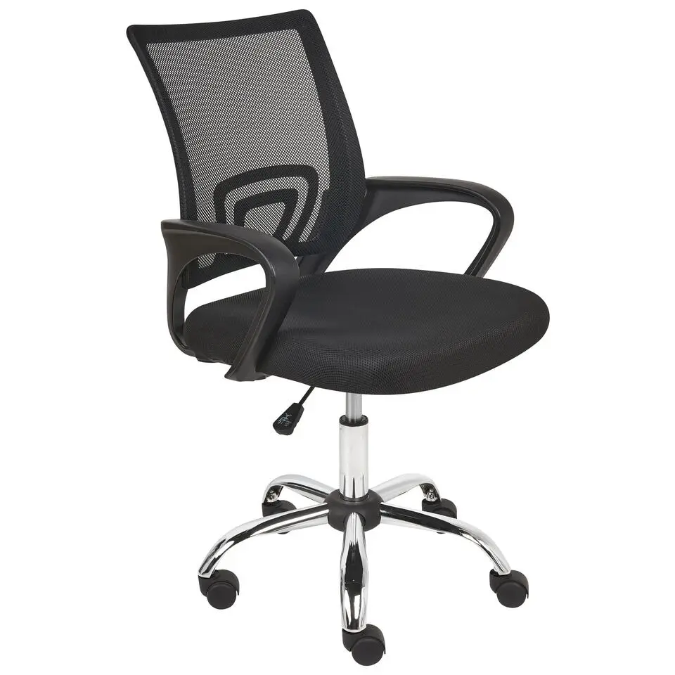 SOLID - Bureaustoel - Zwart - Polyester