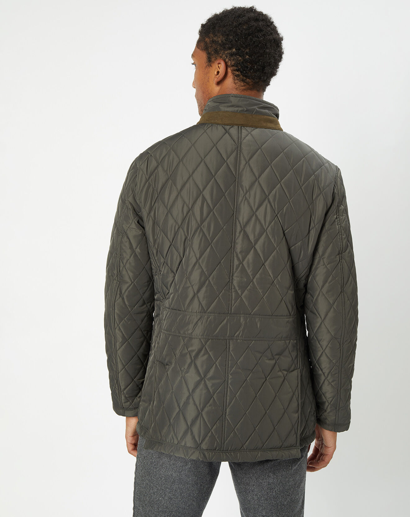 Hackett London Parka légère Ex Olborne gris foncé