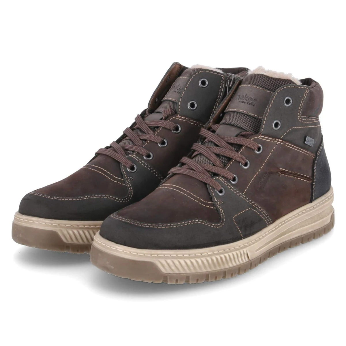 RiekerWinterboots - braun kombi