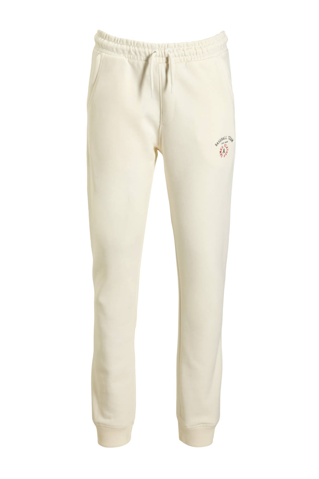 Cars joggingbroek BOHEN met printopdruk wit
